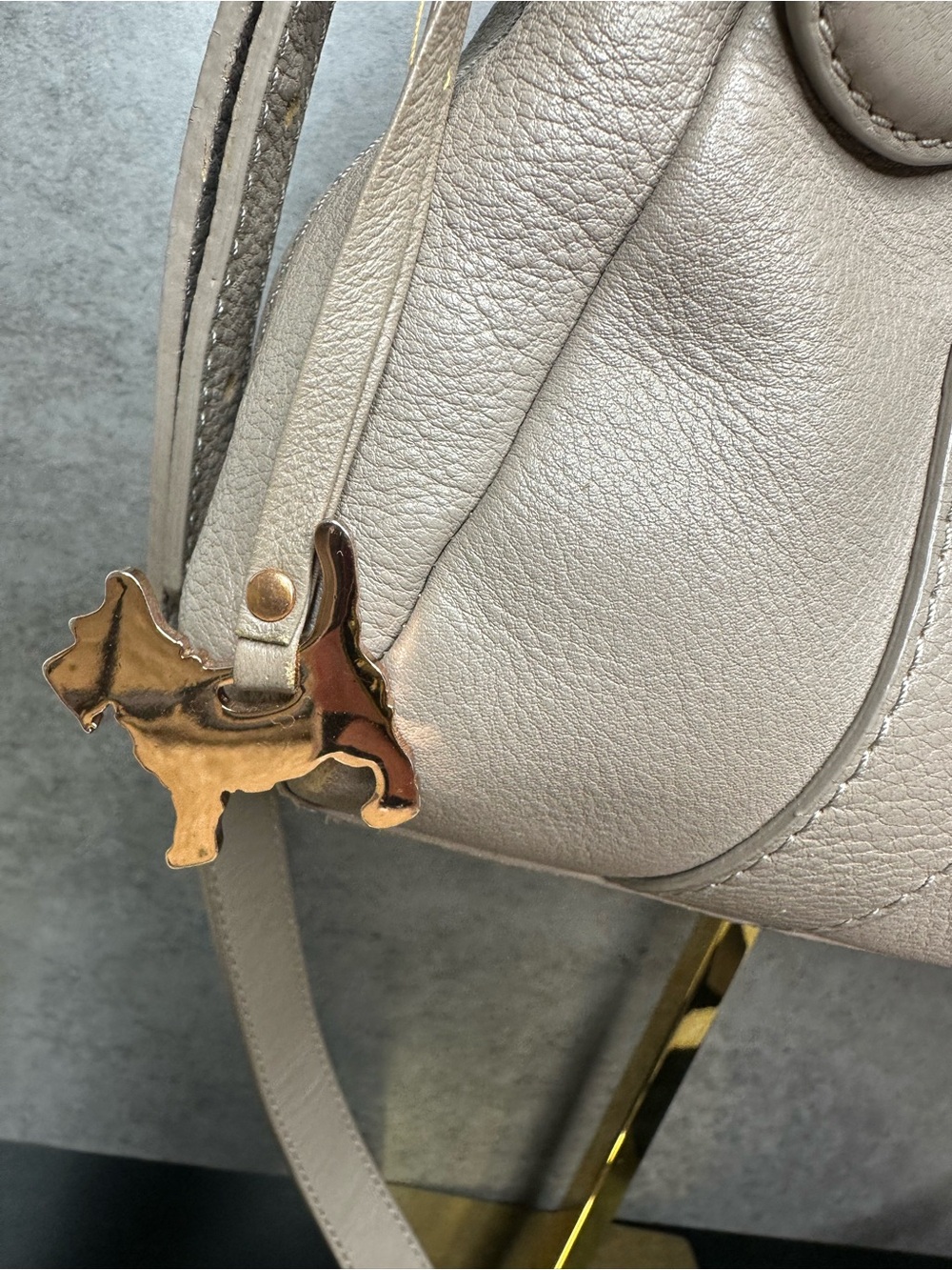 Radley London Pebbled Leather Satchel Crossbody Shoulder Bag Purse - Picture 3 of 10